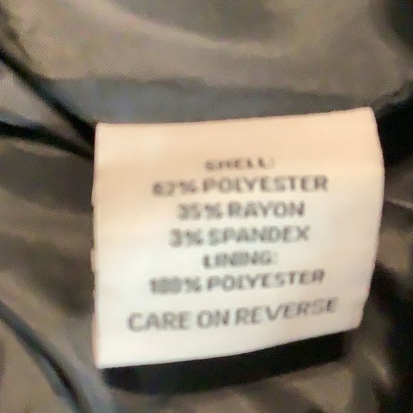 Calvin Klein Size 6 Women's Charcoal Blazer Preloved - Picture 8 of 8